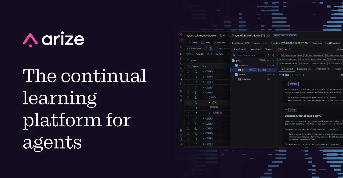 Preview of Arize AI