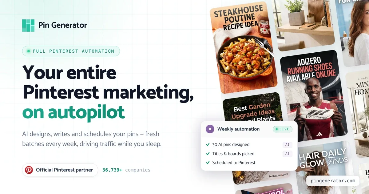 Preview of Automated Pinterest Marketing