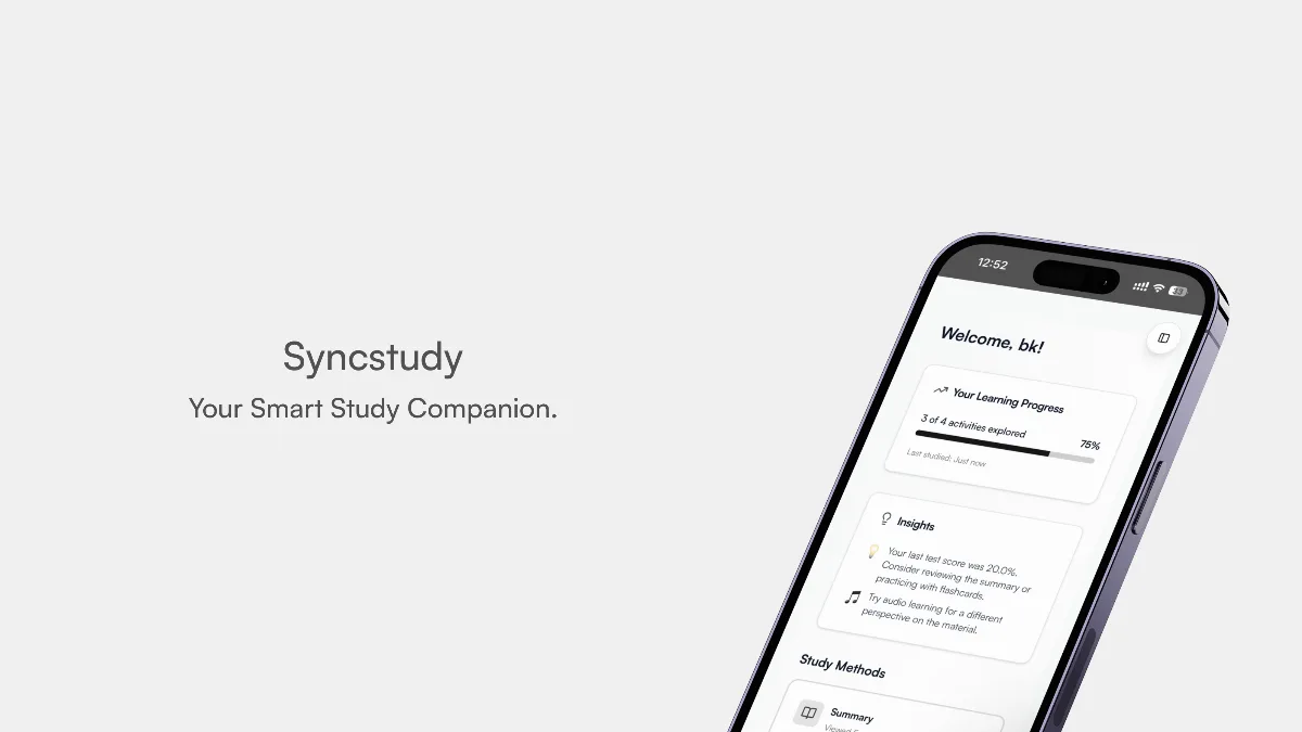 Preview of SyncStudy