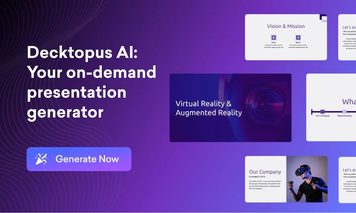 Preview of Decktopus AI