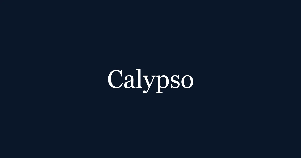 Preview of Calypso