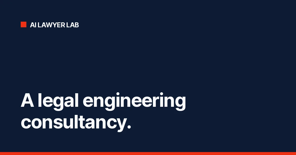 Preview of AI Lawyer Lab