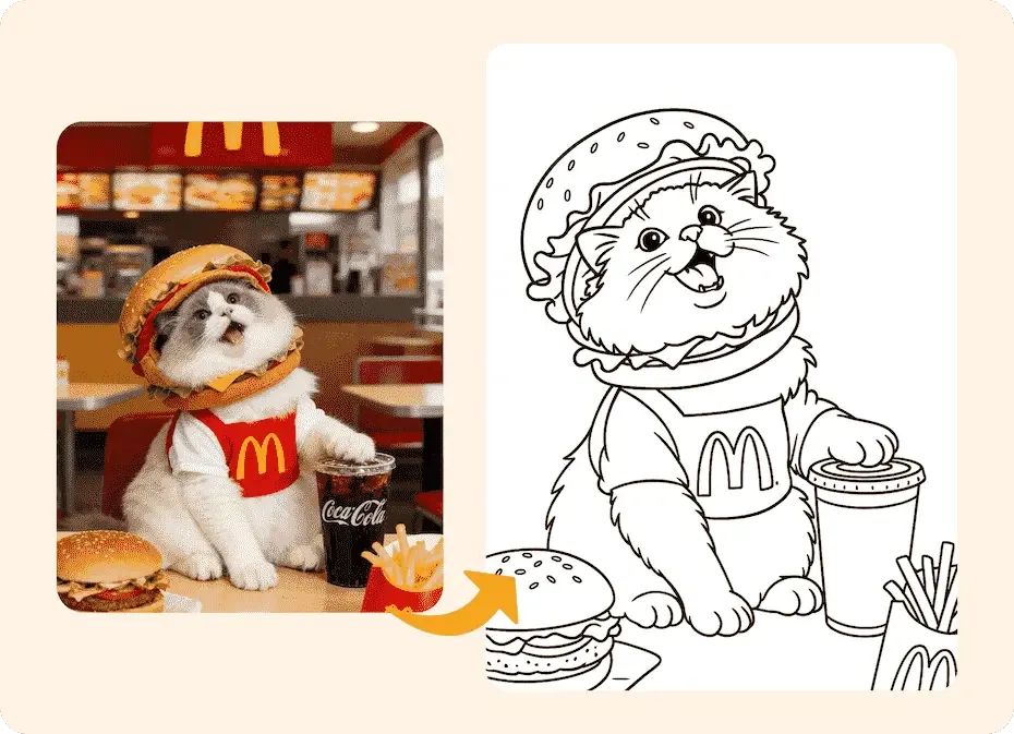 Preview of Free Photo to Coloring Page Converter