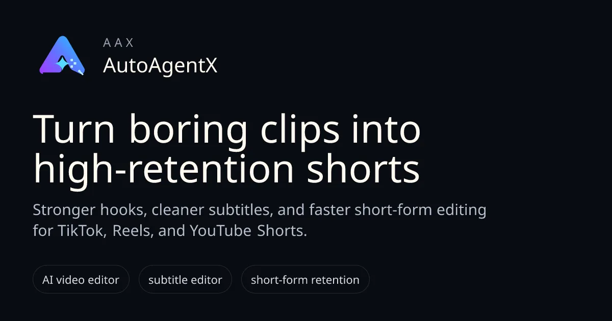 Preview of AutoAgentX