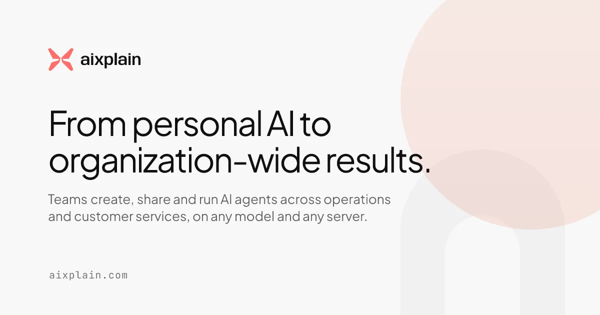 Preview of aixplain