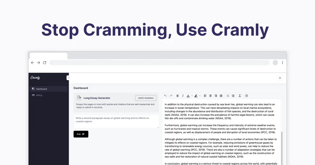 Preview of Cramly.ai