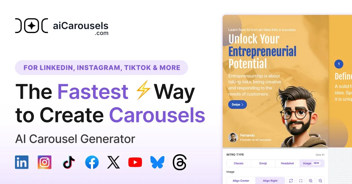 Preview of Free Carousel Maker & Generator