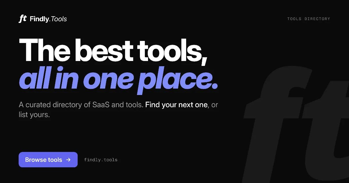 Preview of Findly.tools