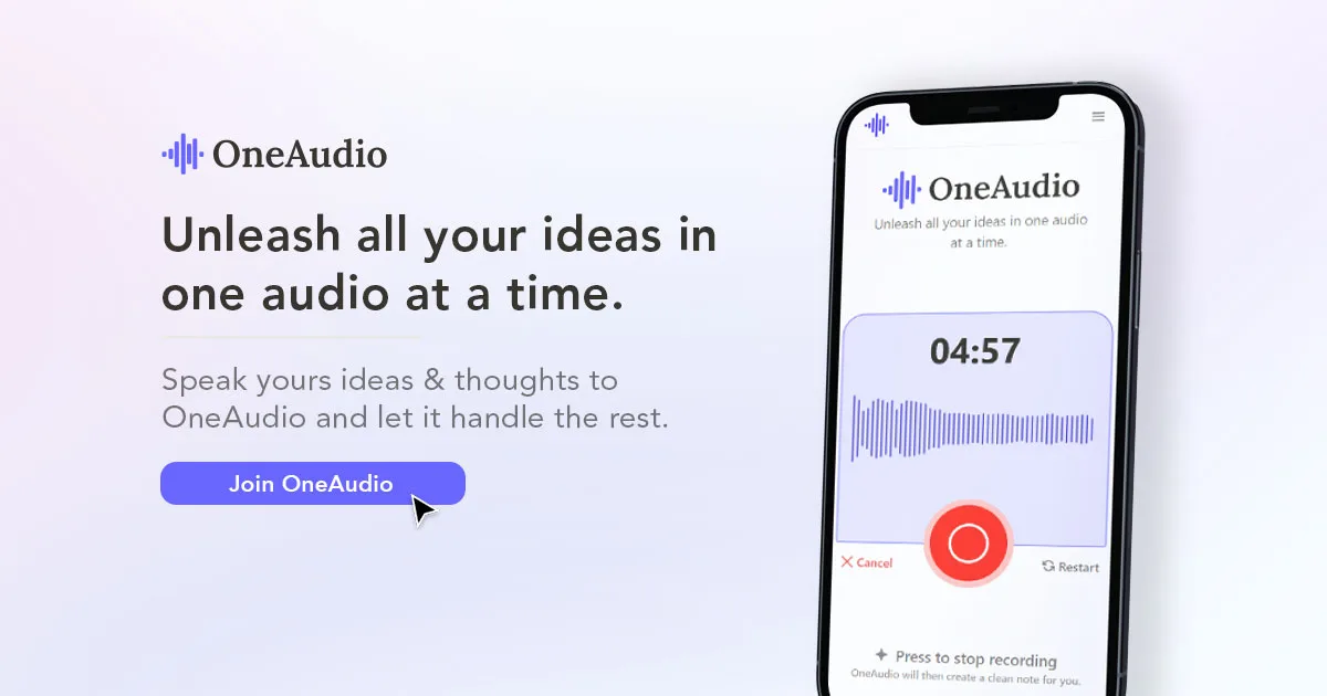 Preview of OneAudio