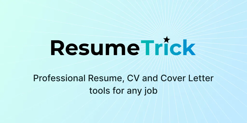 Preview of Resume Trick