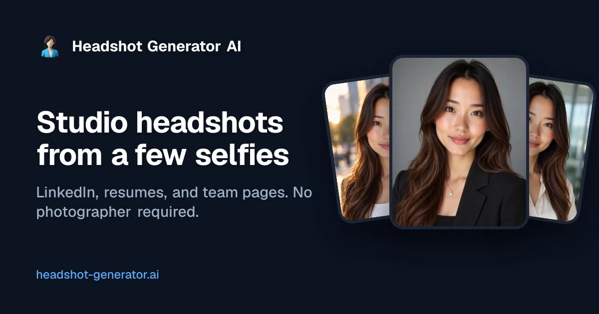 Preview of Headshot Generator AI