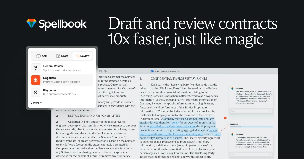Preview of AI Contract Review & Drafting