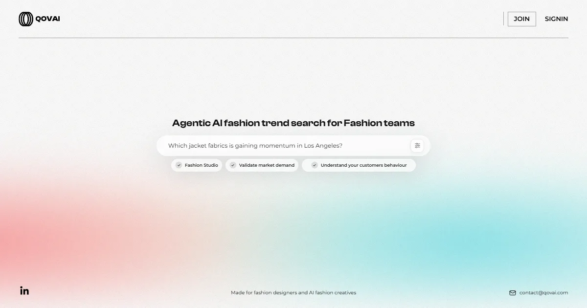 Preview of Ai Agent trend search for fashion team