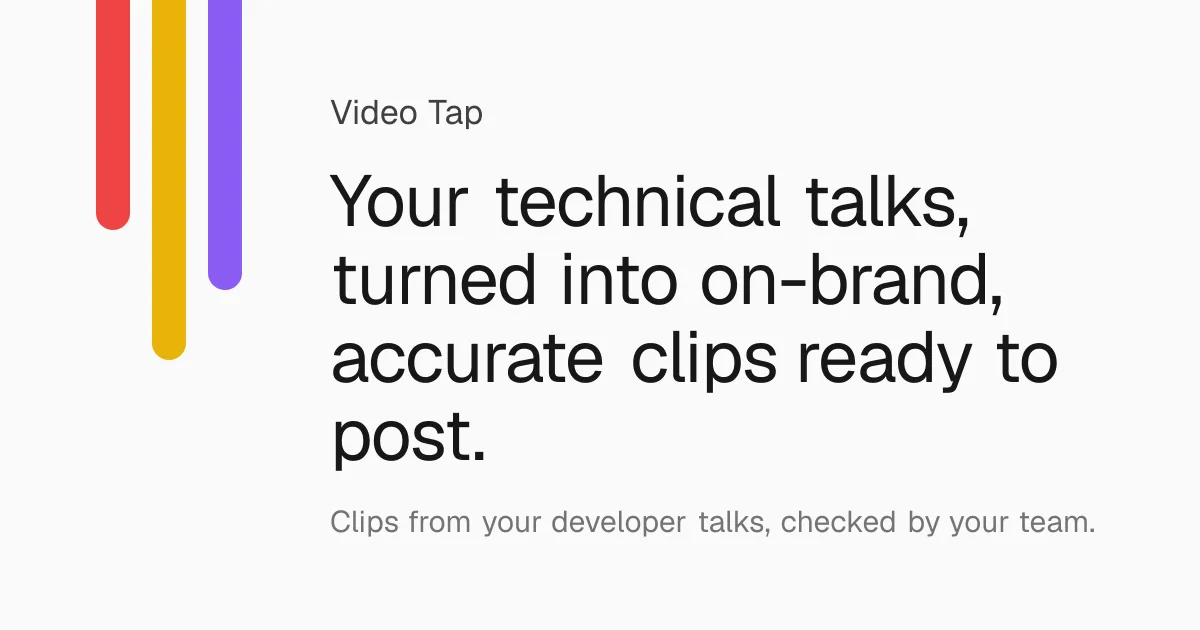 Preview of Video Tap