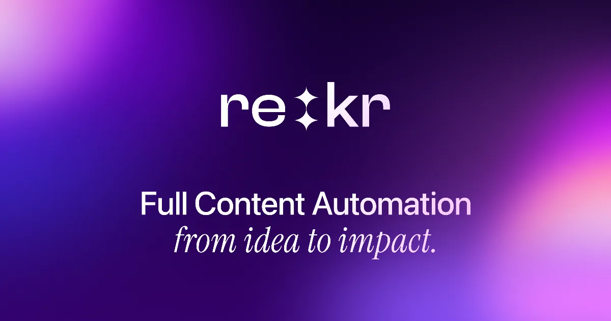 Preview of RE:Create videos with AI