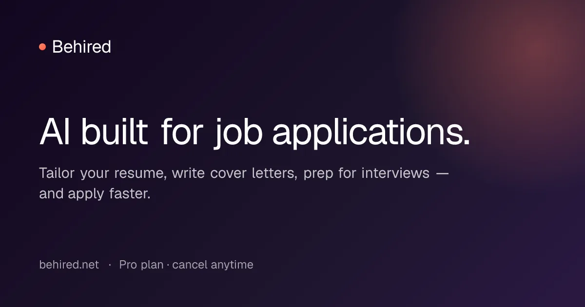 Preview of Behired