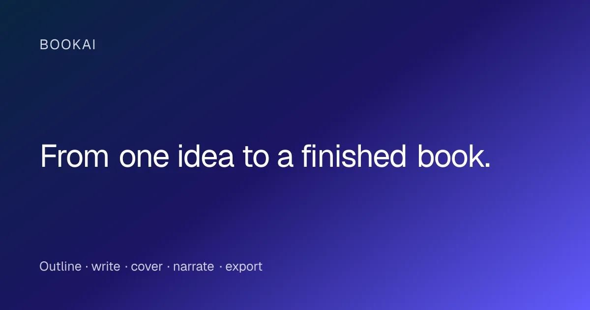Preview of BookAI