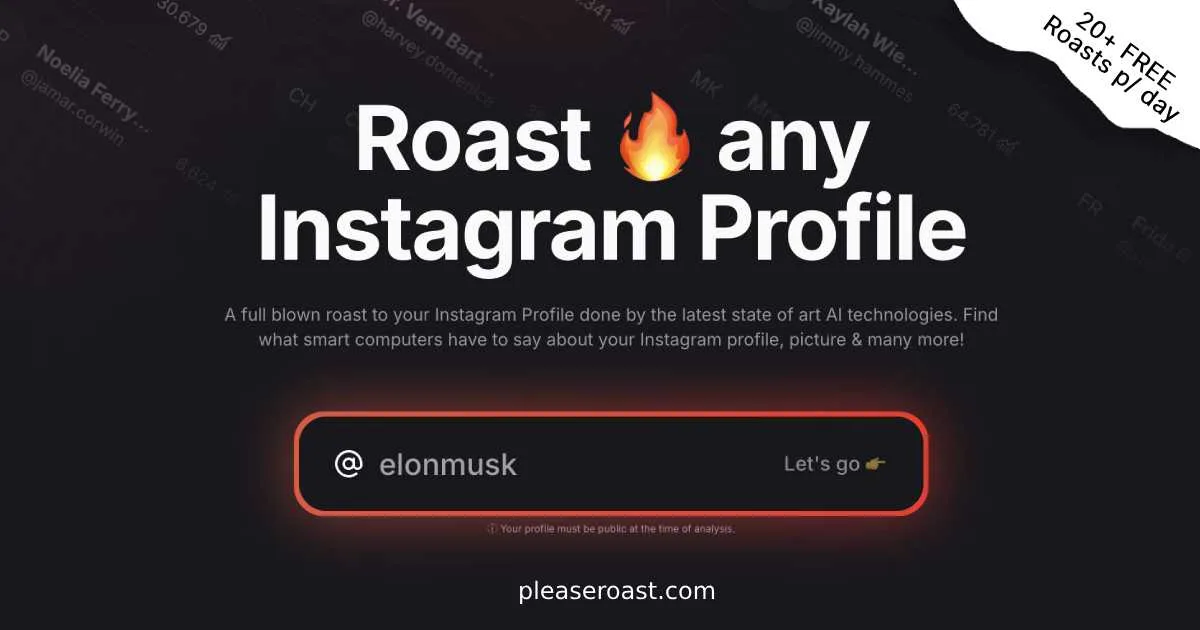 Preview of Roast 🔥