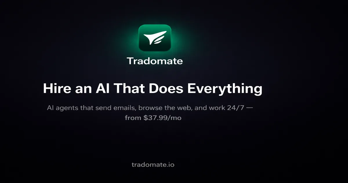 Preview of Tradomate