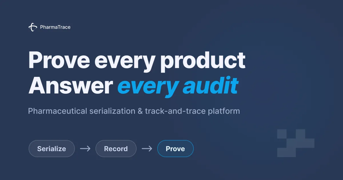 Preview of PharmaTrace