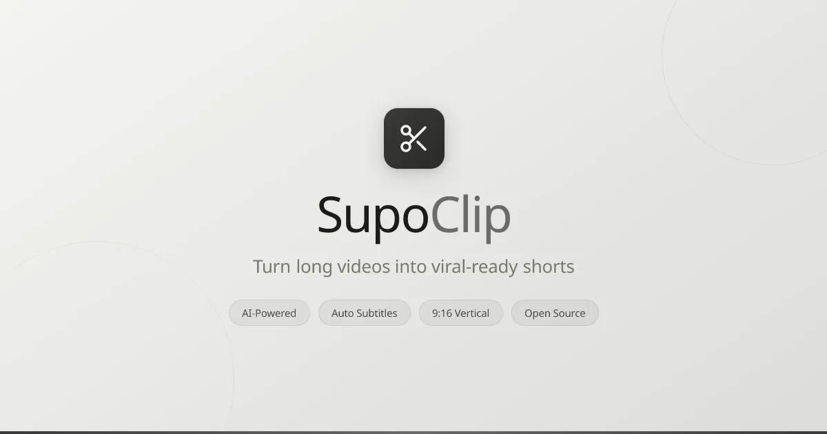 Preview of SupoClip