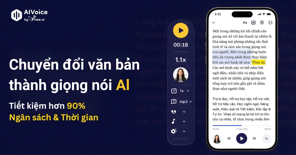 Preview of Vbee AIVoice