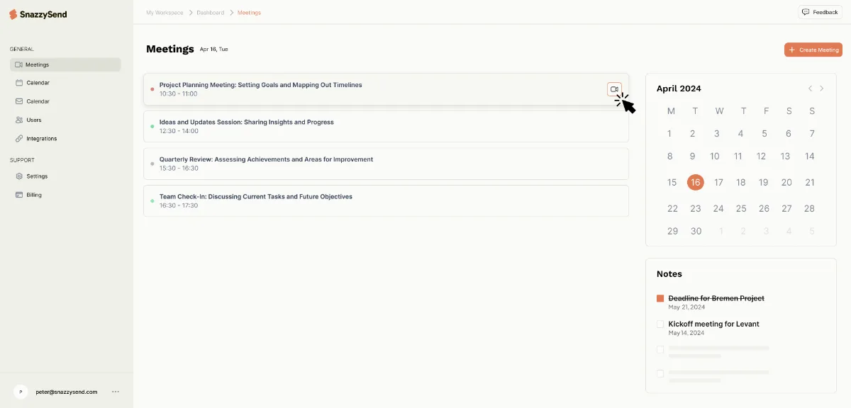 Preview of snazzysend.com