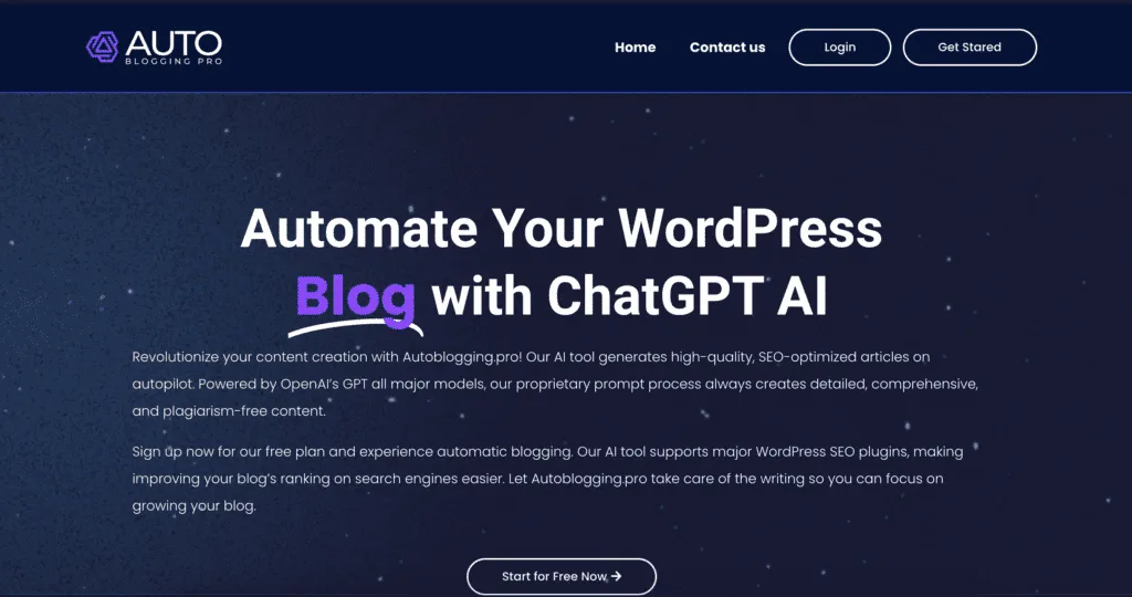 Preview of AutoBlogging.Pro