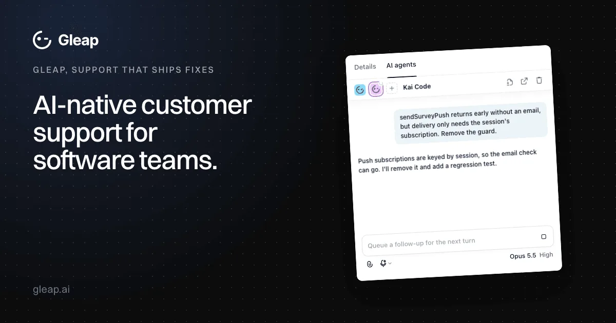 Preview of Gleap