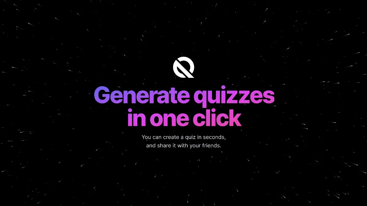 Preview of Generate & Share Quizzes with AI