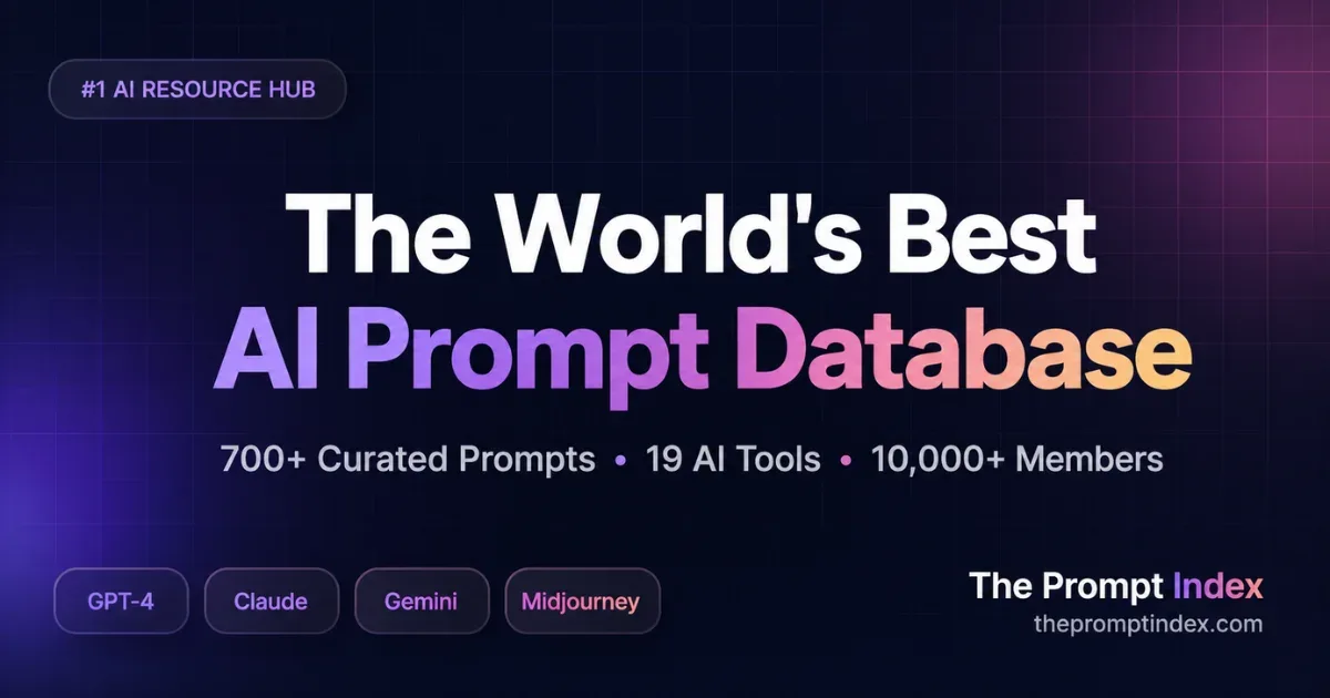Preview of The Prompt Index