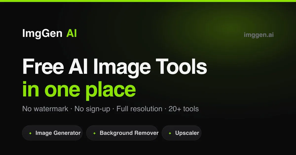 Preview of ImgGen AI