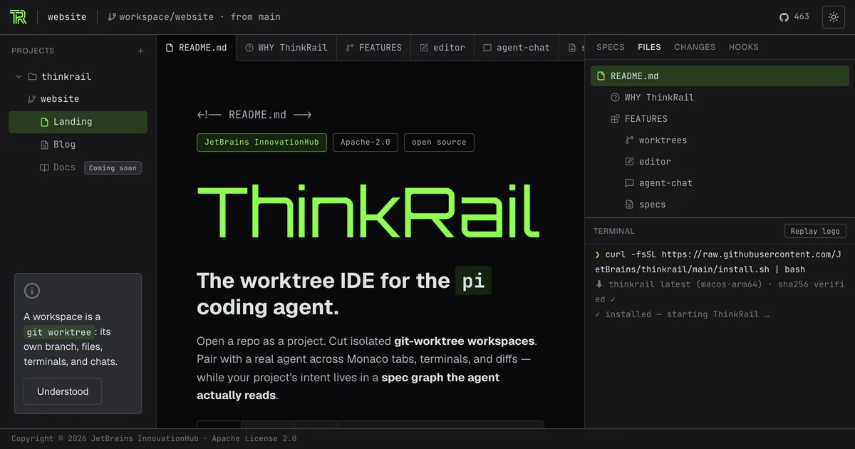 Preview of ThinkRail