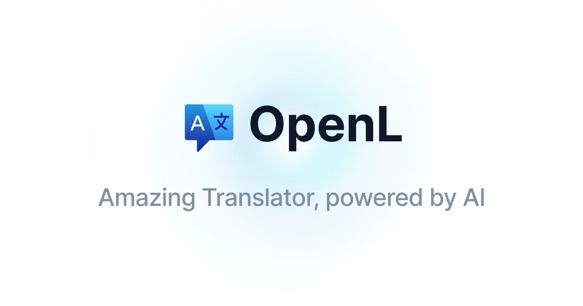 Preview of OpenL Translate