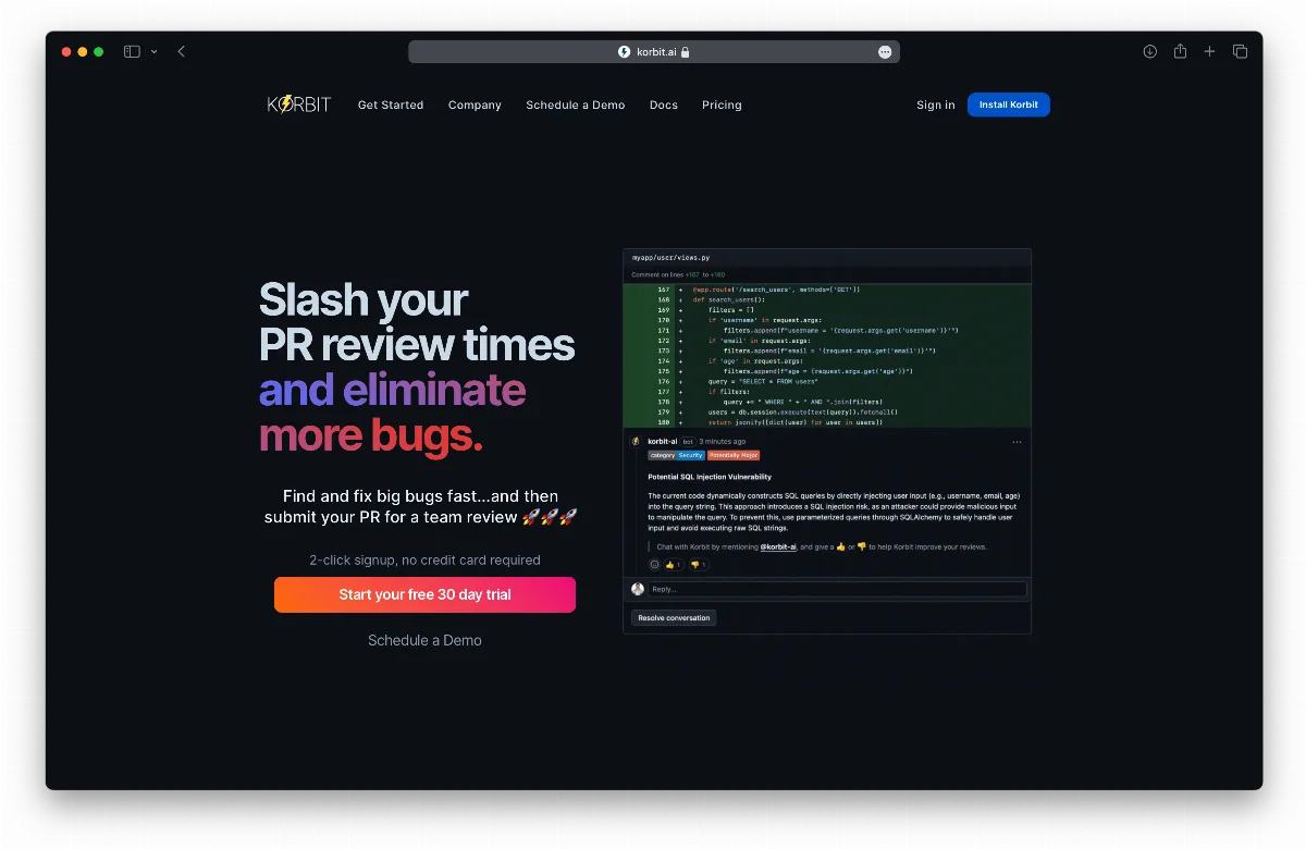 Preview of AI Code Reviews