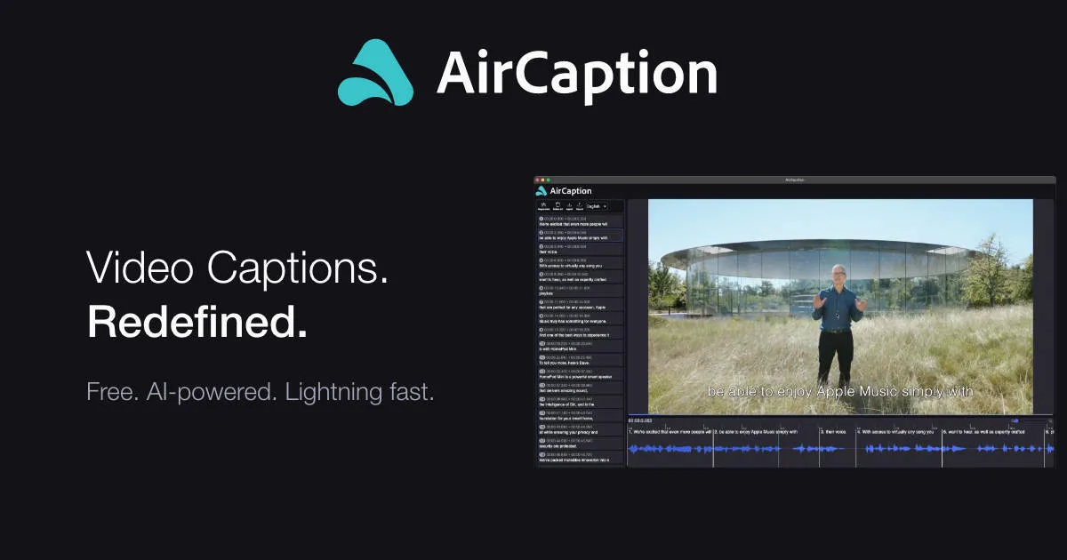Preview of AirCaption