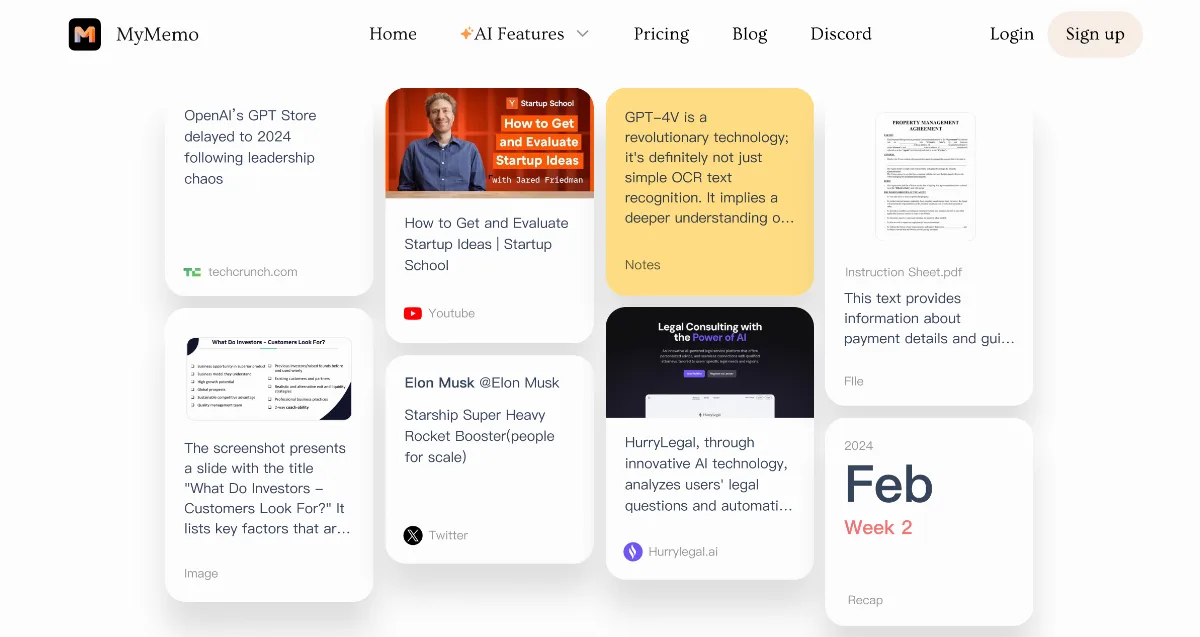 Preview of MyMemo