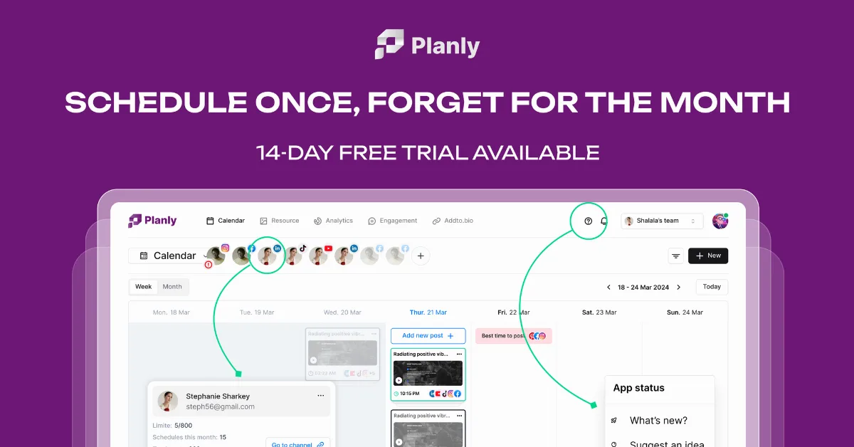 Preview of Planly