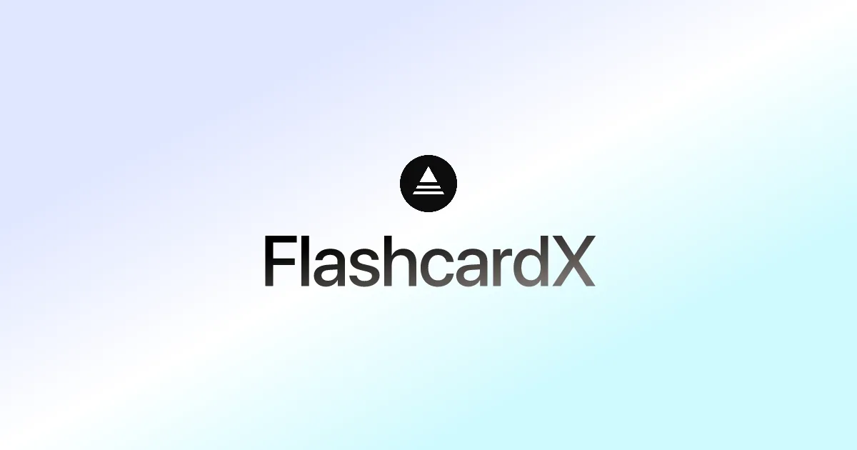 Preview of FlashcardX