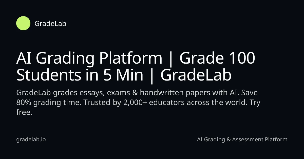 Preview of GradeLab