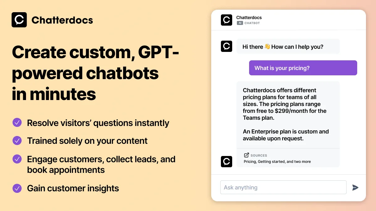 Preview of Chatterdocs.ai