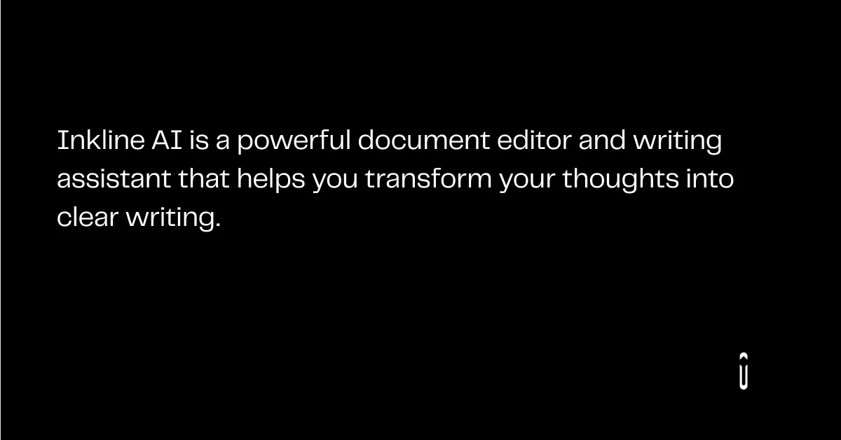 Preview of InklineAI