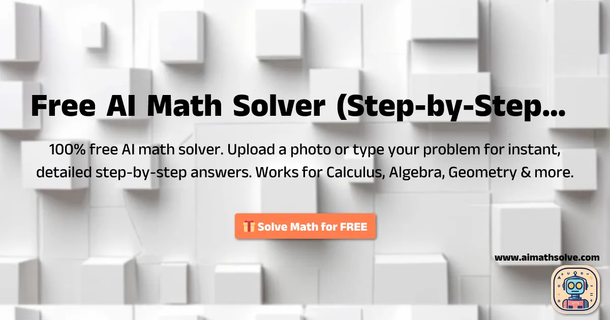 Preview of AI Math Solver