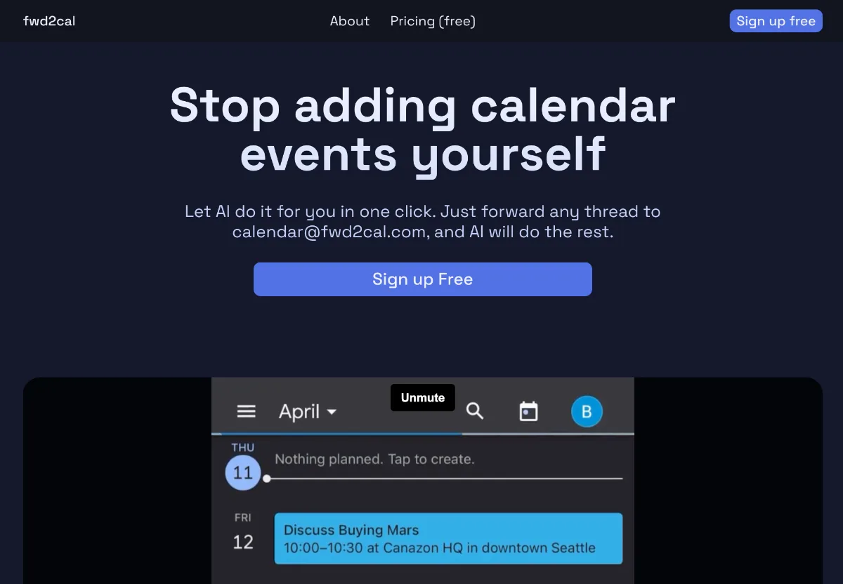 Preview of fwd2cal