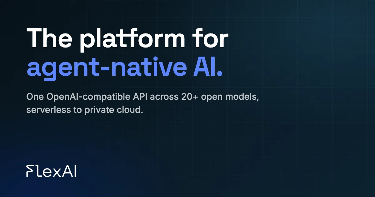 Preview of FlexAI: Agent-native AI infrastructure
