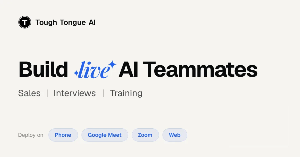 Preview of Tough Tongue AI