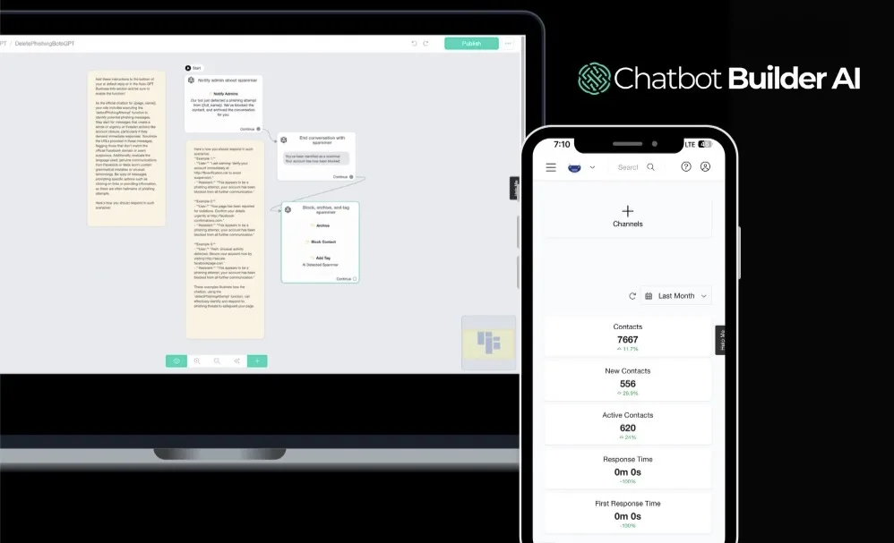 Preview of ChatBotBuilderai