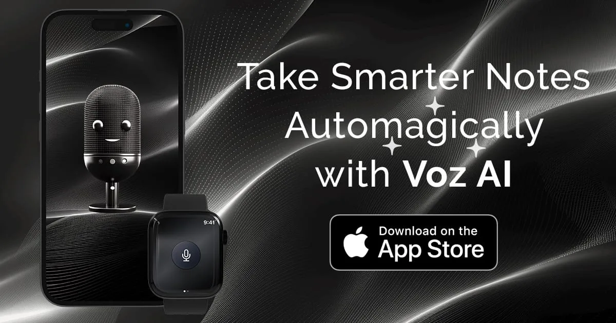 Preview of Voz AI Scribe for Students