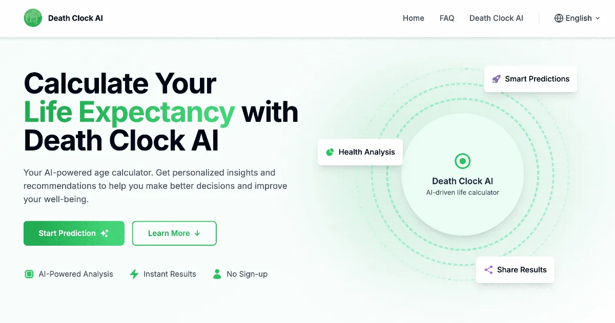 Preview of Death Clock AI