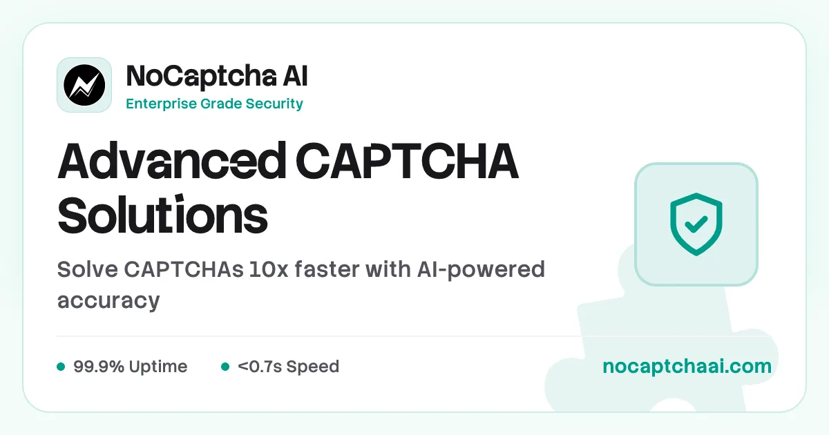 Preview of NoCaptcha AI
